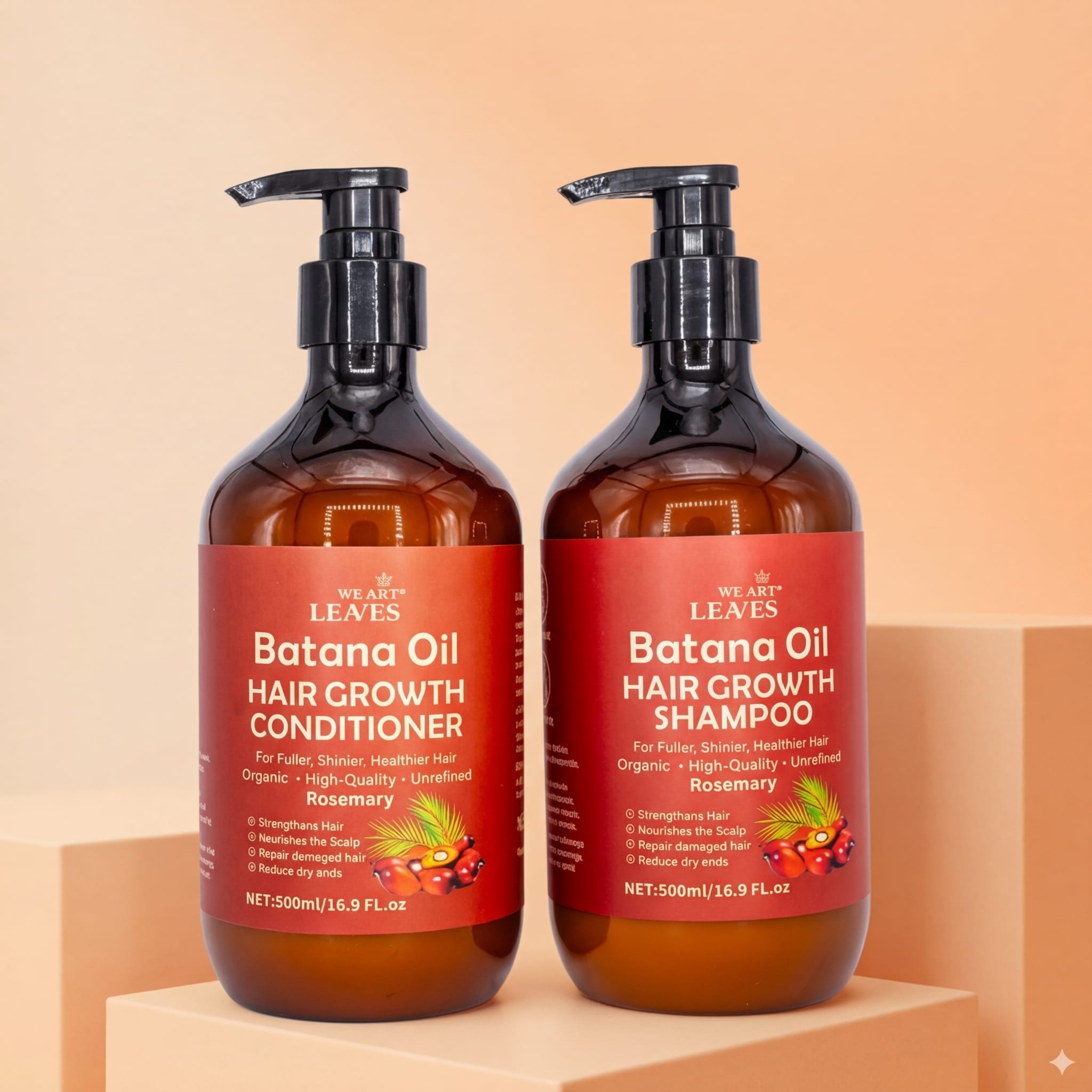 BYMO Batana Oil hair growth shampoo and conditioner duo